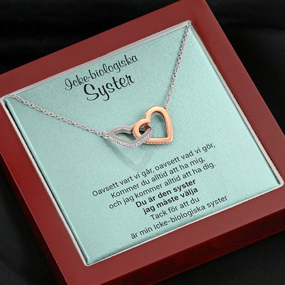 Halsbandshänge för icke-biologisk syster -  Du är i mitt hjärta
