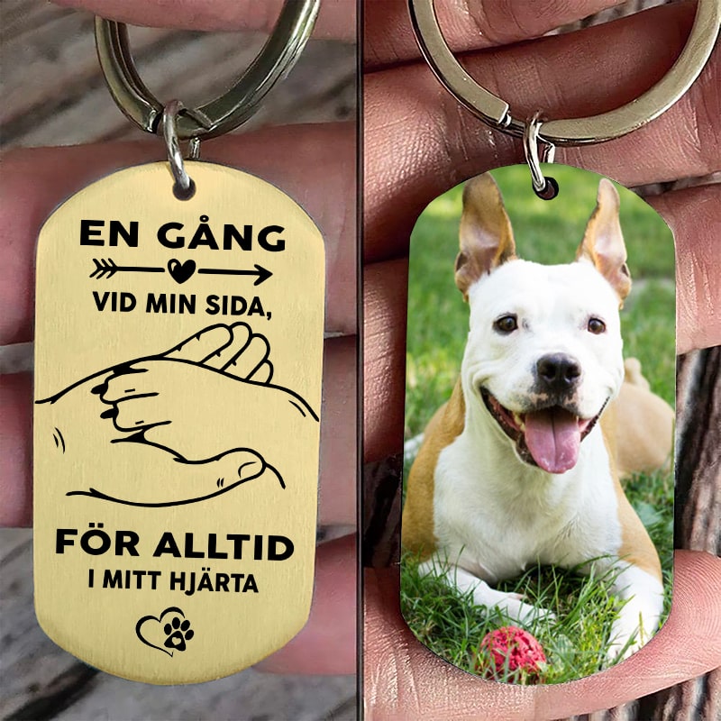 Personlig nyckelring till minne av din hund