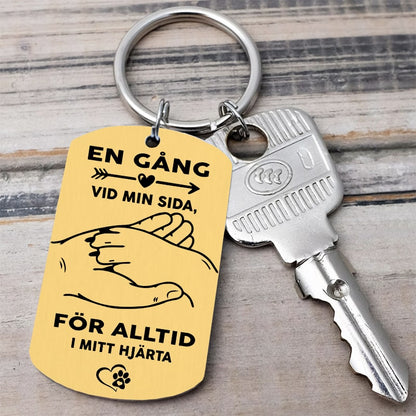 Personlig nyckelring till minne av din hund