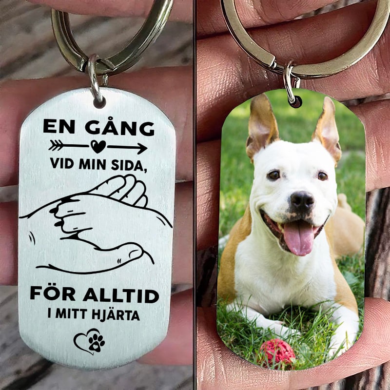 Personlig nyckelring till minne av din hund