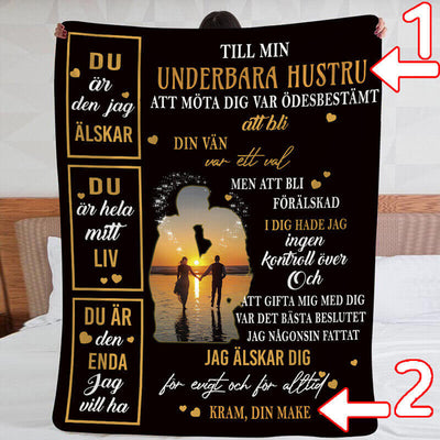 Filt från en man till en kvinna - "Jag känner livet med dig"