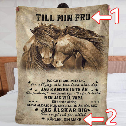 Filt från en man till en kvinna - "Lita på mig"