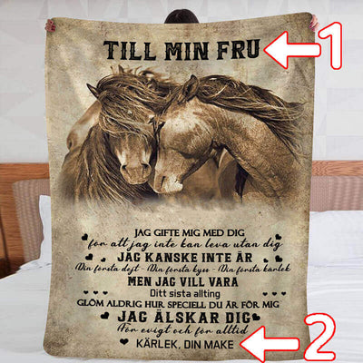 Filt från en man till en kvinna - "Lita på mig"