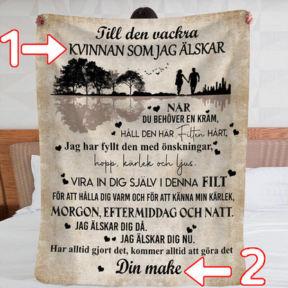 Filt från en man till en kvinna - "Kärlek är allsmäktig"