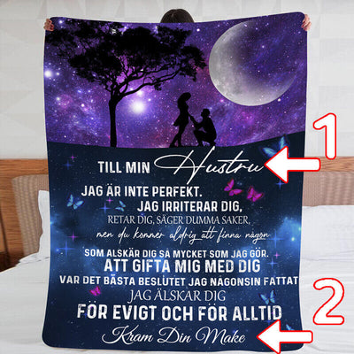 Filt från en man till en kvinna - "Tillsammans är vi allt"