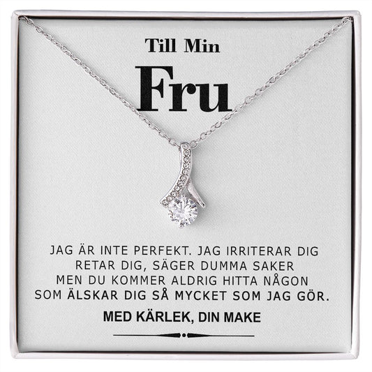Halsbandshänge till din fru "Perfekt"