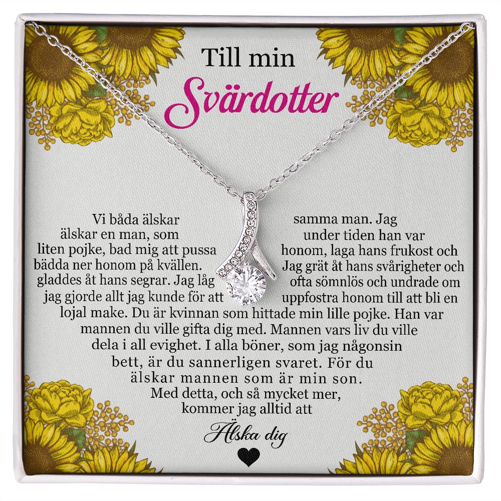 Halsbandshänge från svärmor till svärdotter - För min vackra svärdotter