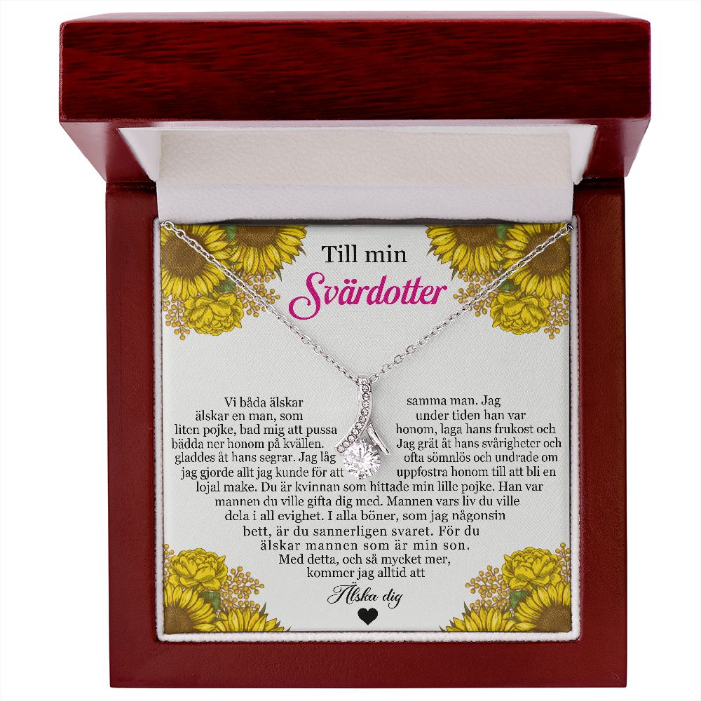 Halsbandshänge från svärmor till svärdotter - För min vackra svärdotter