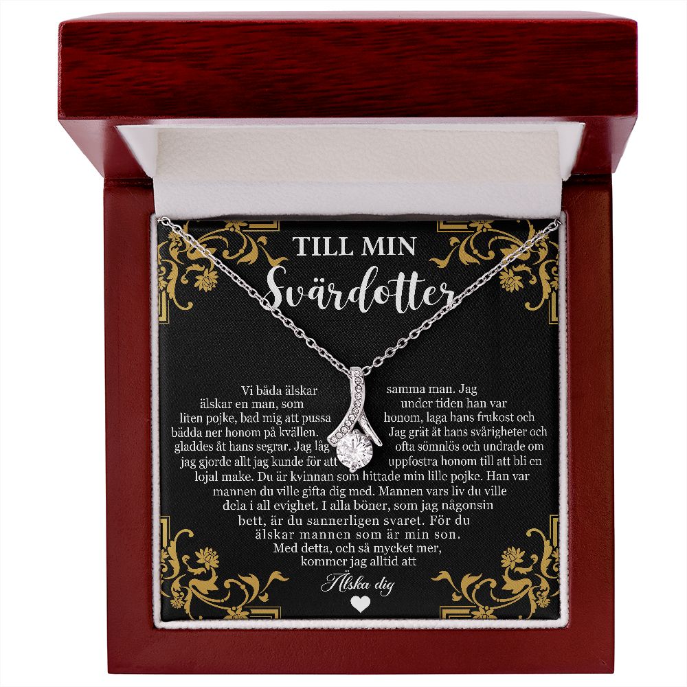 Halsbandshänge från svärmor till svärdotter -  Jag är stolt över dig