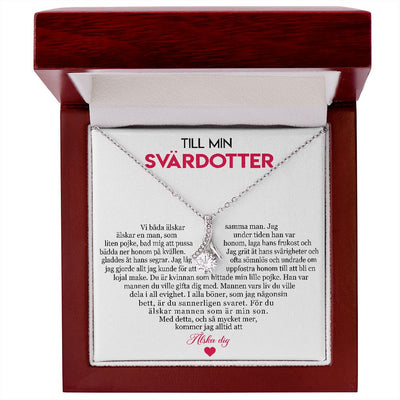Halsbandshänge från svärmor till svärdotter -  Du är den bästa svärdottern