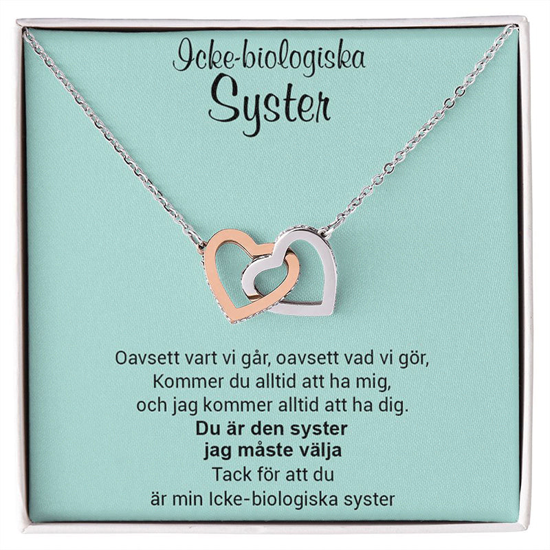 Halsbandshänge för icke-biologisk syster -  Du är i mitt hjärta