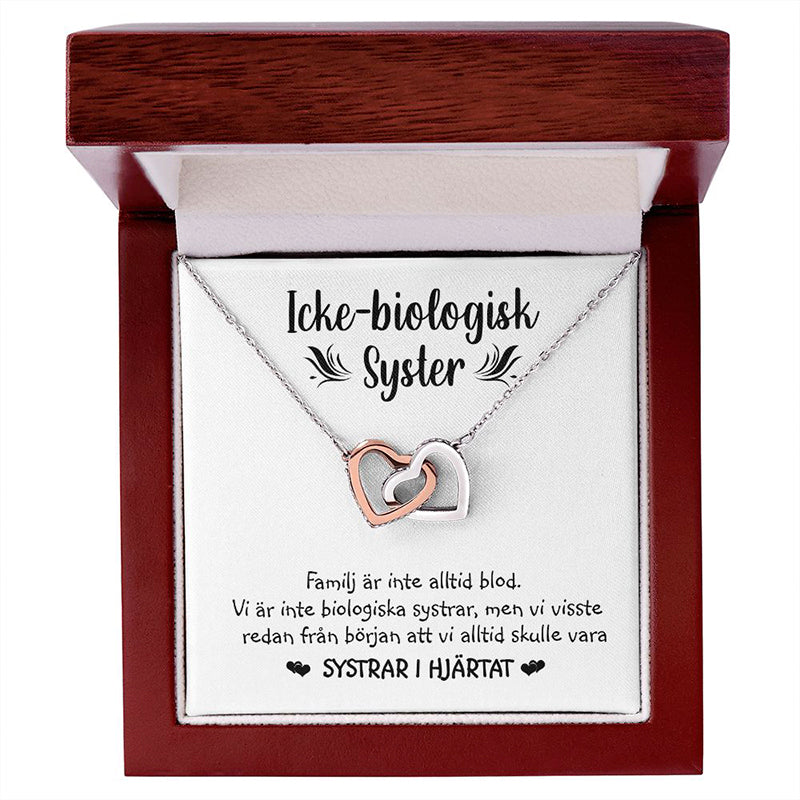 Halsbandshänge för icke-biologisk syster -  För min kära syster utantill
