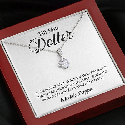 Halsbandshänge till din dotter "Du är min själ"