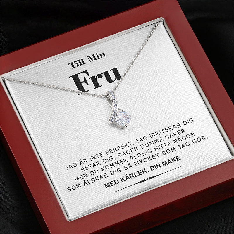 Halsbandshänge till din fru "Perfekt"