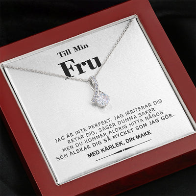 Halsbandshänge till din fru "Perfekt"