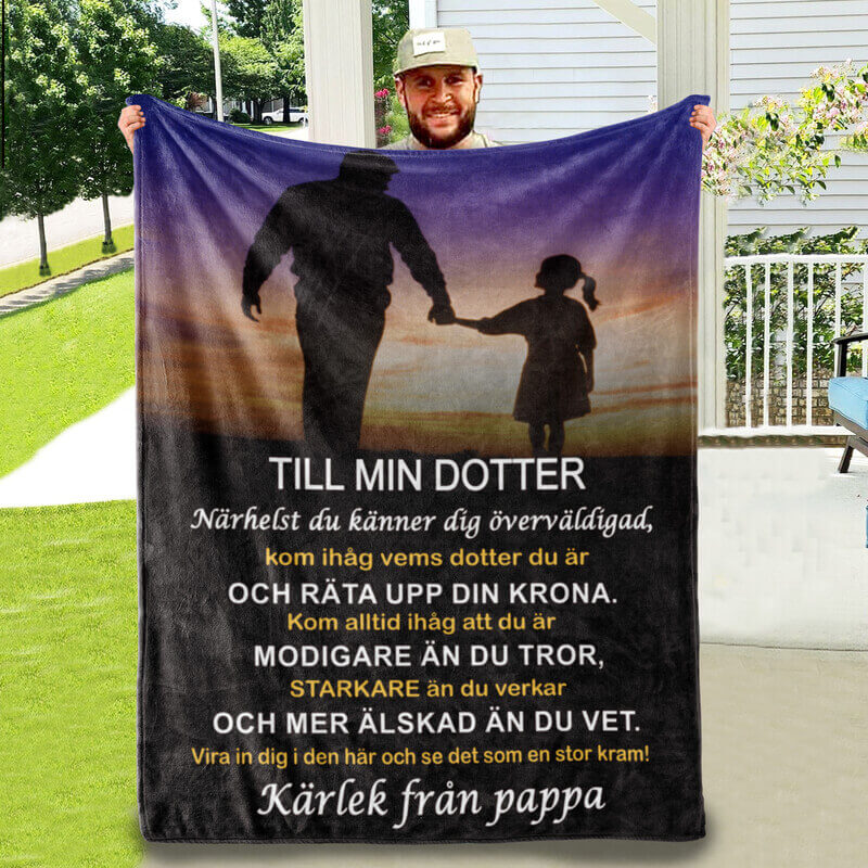 Filt Från Far till Dotter - "Jag är glad att vara med dig"