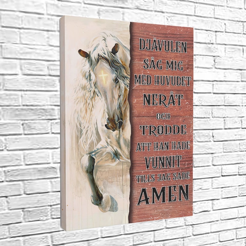 Foto på duk - "Prov"