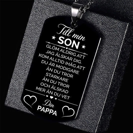 Hänge från far till son - "Jag tror på dig"