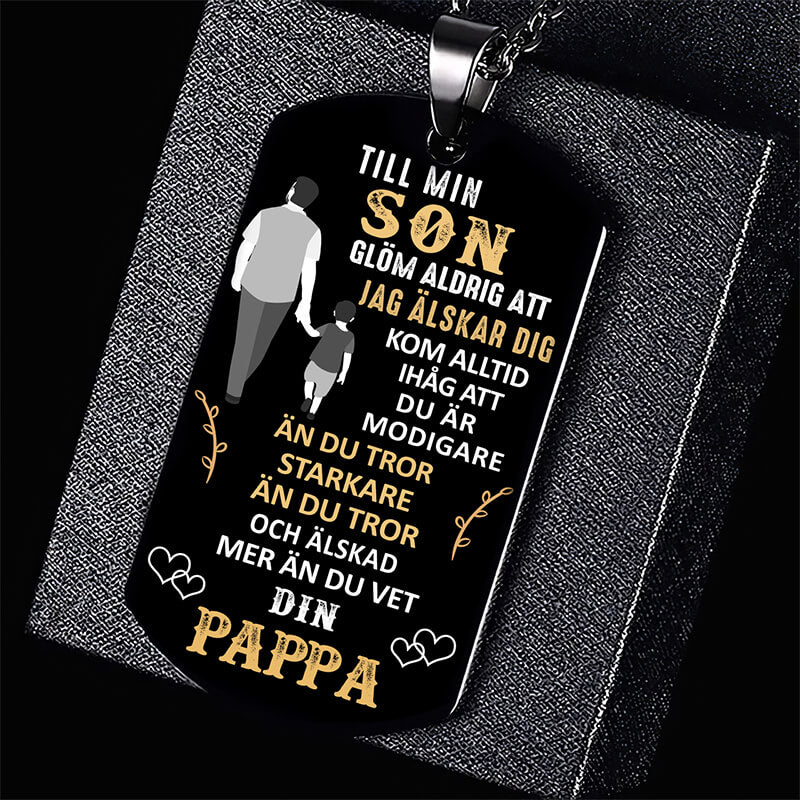 Hänge från far till son - "Du är min värld"