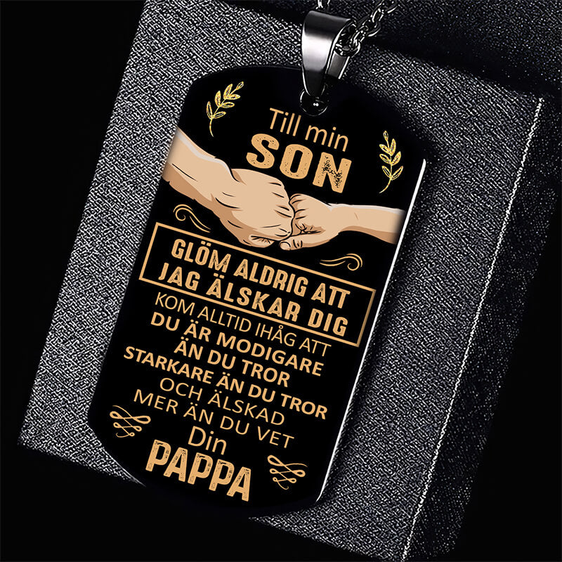 Hänge från far till son - "Du är min styrka"