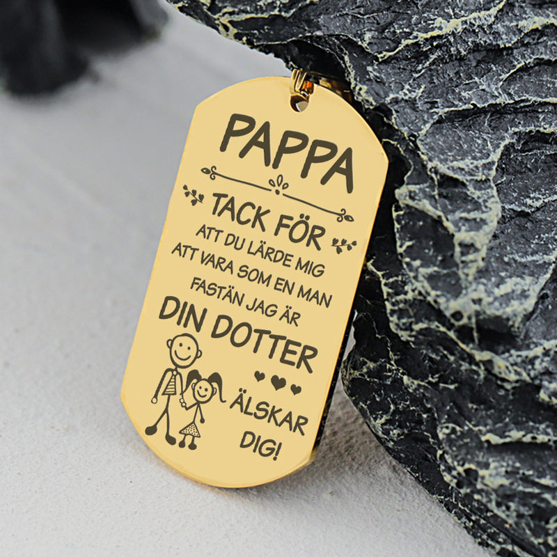 Hänge från dotter till far - Bästa vänner för alltid