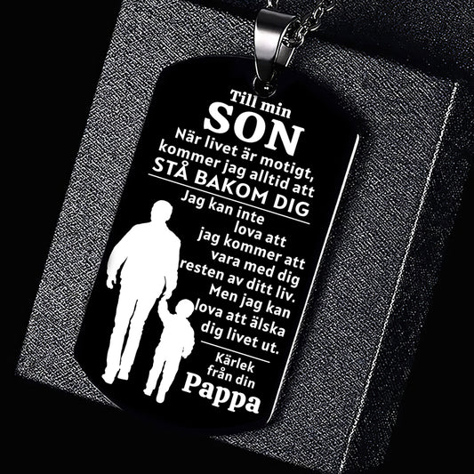 Hänge från far till son - "Jag är alltid med dig"
