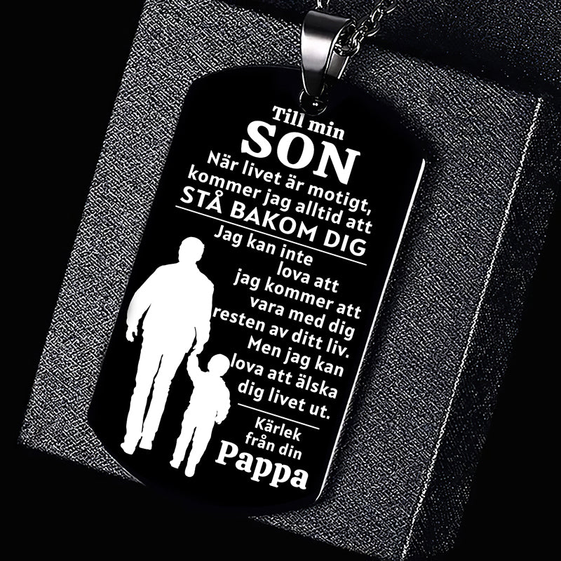 Hänge från far till son - "Jag är alltid med dig"