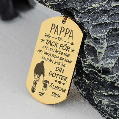 Hänge från dotter till far - För bästa pappa
