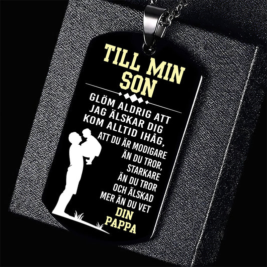 Hänge från far till son - "Jag kommer alltid att vara där"