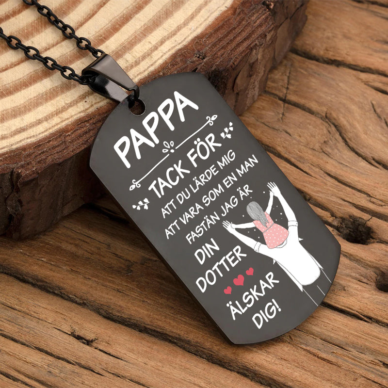 Hänge från dotter till far - För bästa pappa