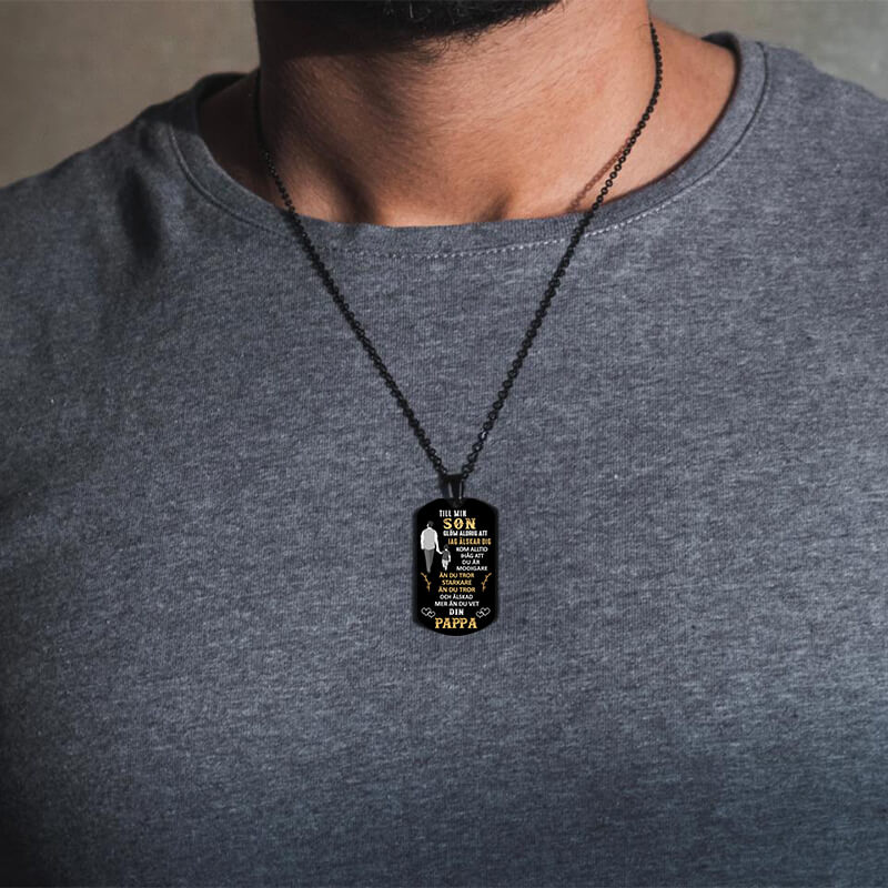 Hänge från far till son - "Du är min värld"