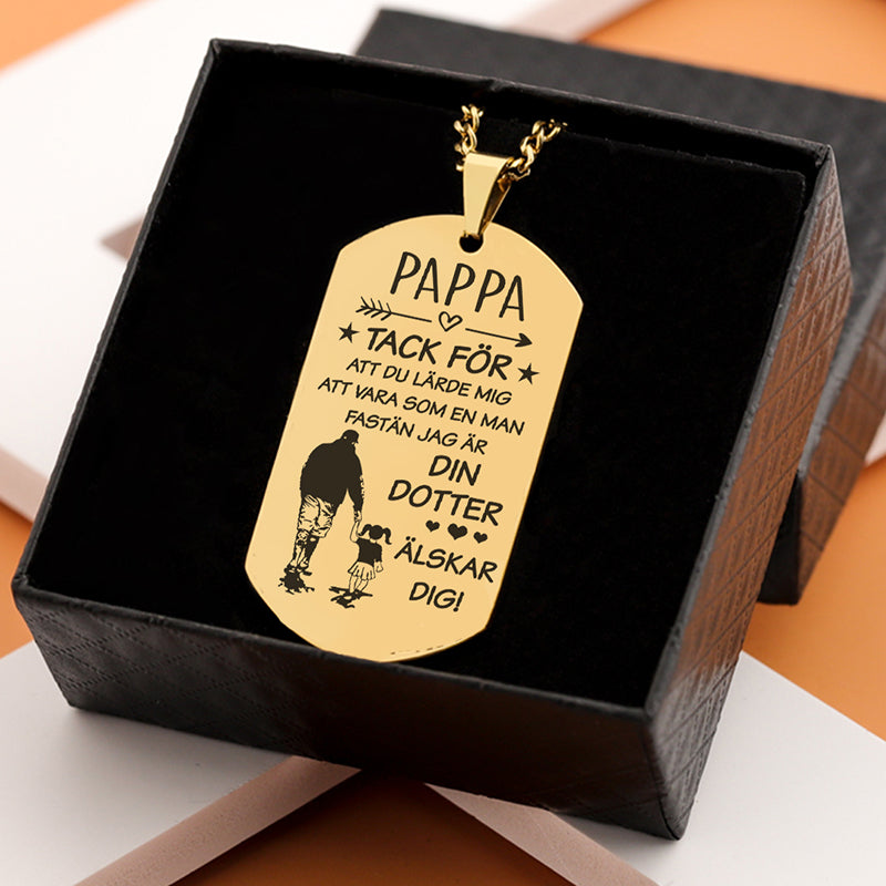 Hänge från dotter till far - För bästa pappa