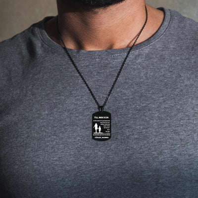 Hänge från mor till son - "Föräldrastöd"