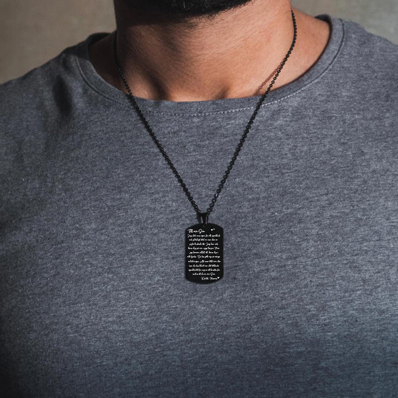 Hänge från mor till son - "Ord från hjärtat"