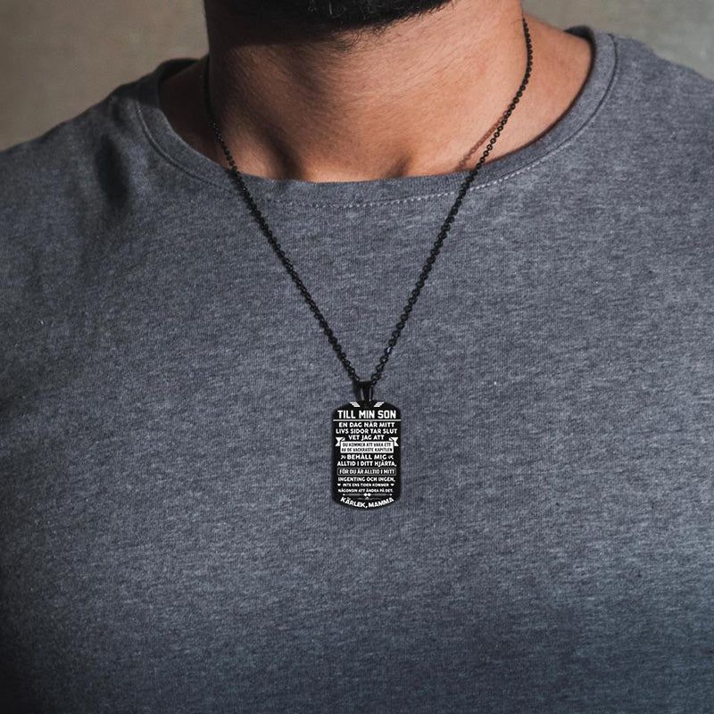 Hänge från mor till son - "Föräldrarnas stolthet"