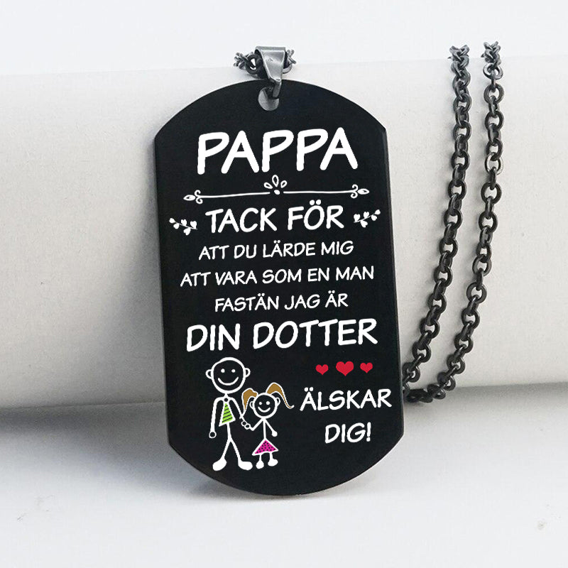 Hänge från dotter till far - Bästa vänner för alltid