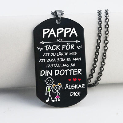 Hänge från dotter till far - Bästa vänner för alltid