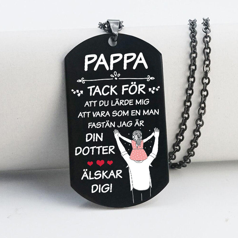 Hänge från dotter till far - För bästa pappa