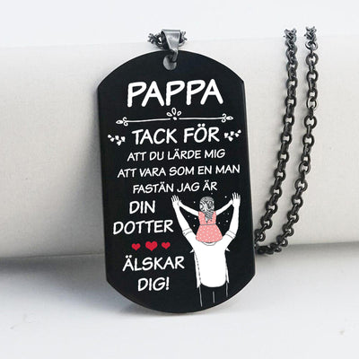 Hänge från dotter till far - För bästa pappa