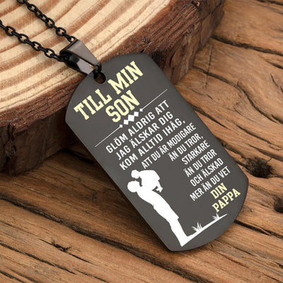 Hänge från far till son - "Jag kommer alltid att vara där"