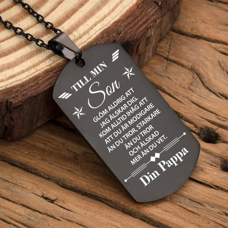 Hänge från far till son - "Du är bäst"