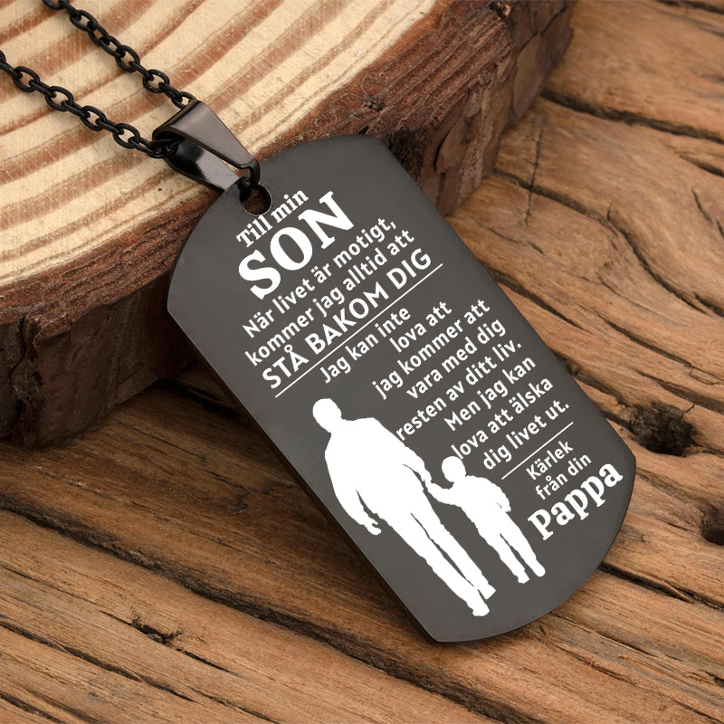 Hänge från far till son - "Jag är alltid med dig"