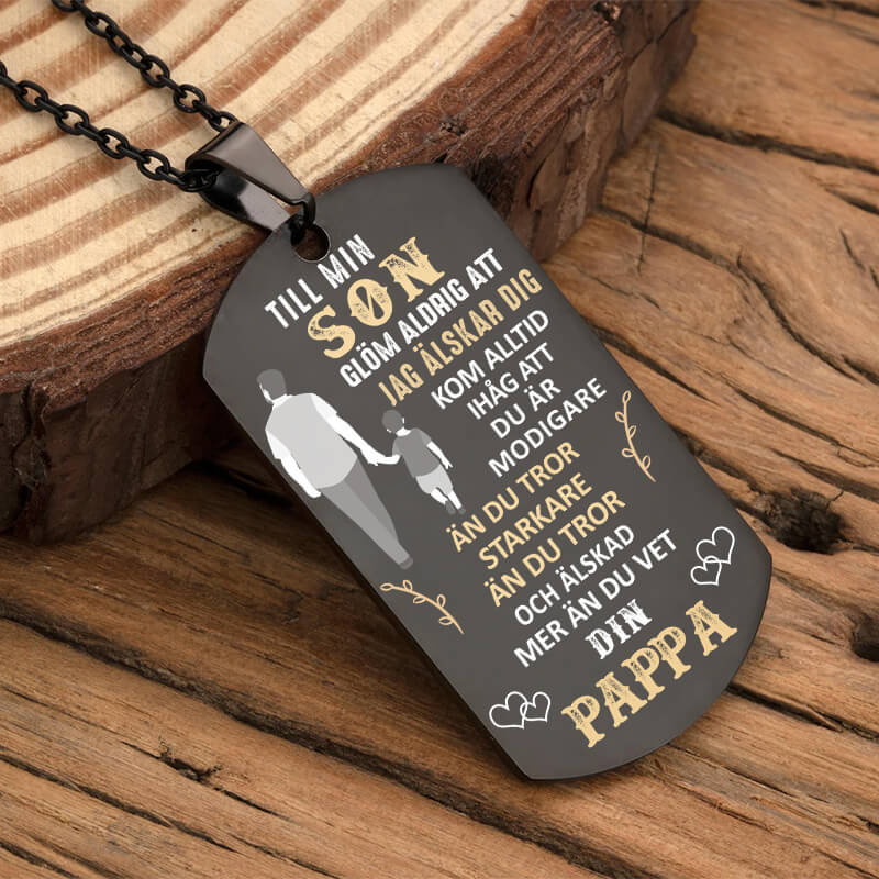 Hänge från far till son - "Du är min värld"