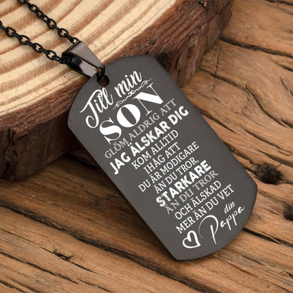 Hänge från far till son - "Oändlig kärlek"