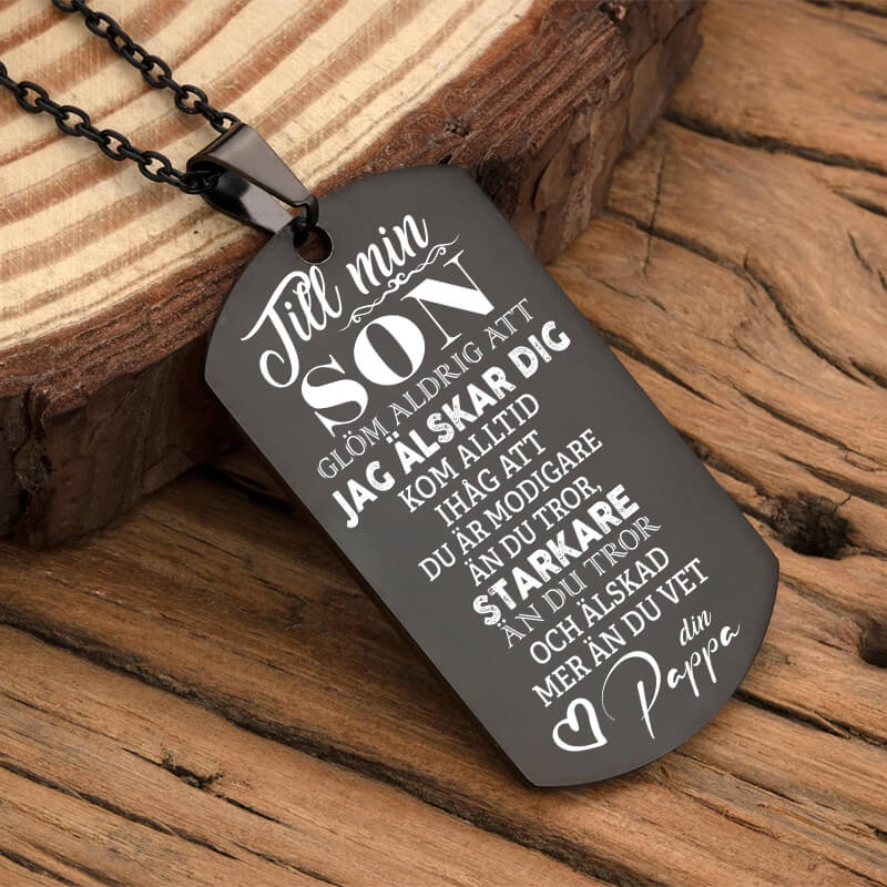 Hänge från far till son - "Oändlig kärlek"