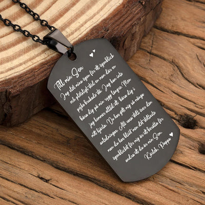 Hänge från far till son - "Ord från hjärtat"