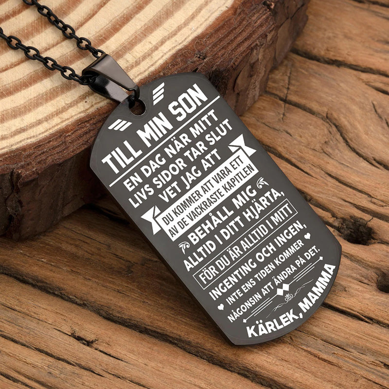 Hänge från mor till son - "Föräldrarnas stolthet"