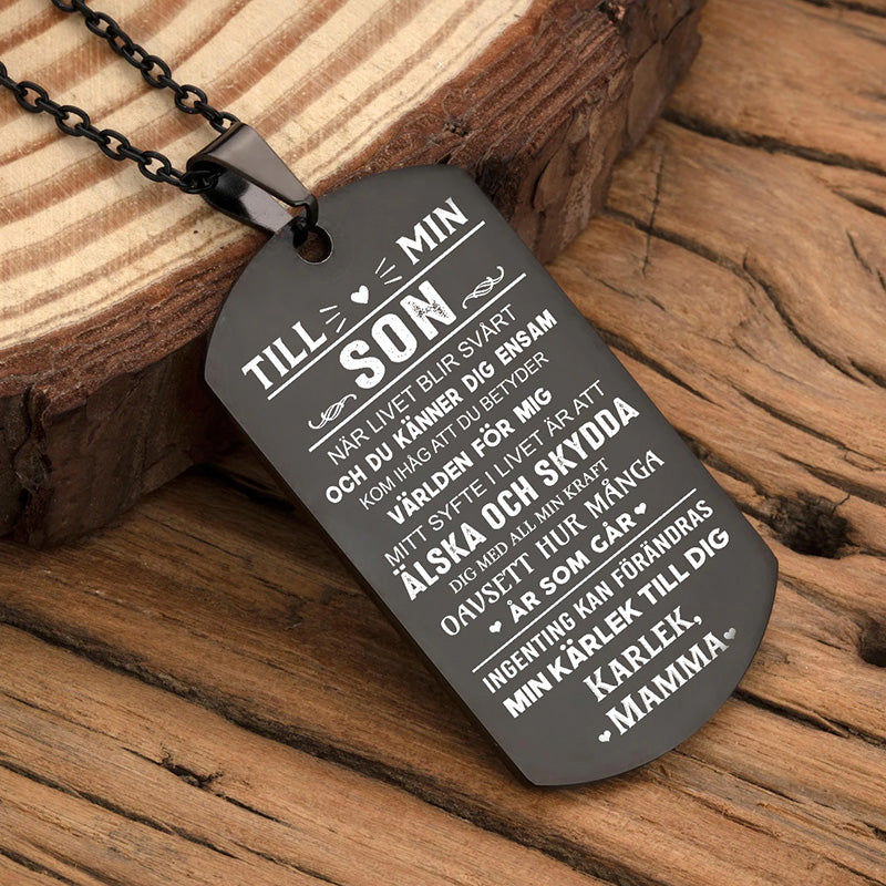 Hänge från mor till son - "Kärlek i mammas hjärta"