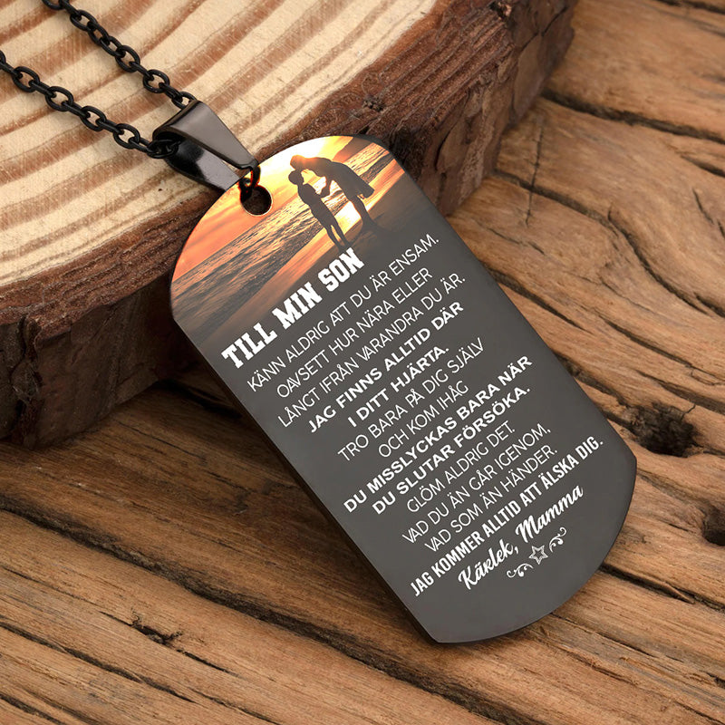 Hänge från mor till son - "Lyckligt ögonblick med mamma"