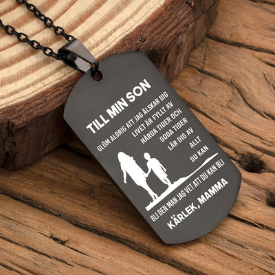 Hänge från mor till son - "Föräldrastöd"